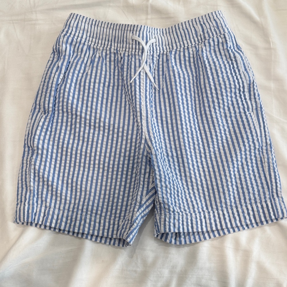 Crewcuts Blue and White Striped Boy’s Shorts